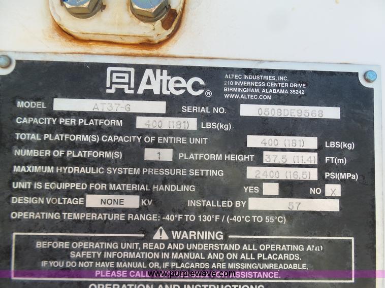 image for item K7911 2008 Ford F550 bucket truck