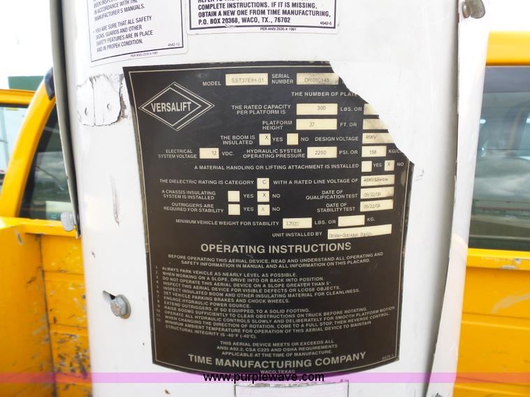 image for item K7958 2008 Ford F550 bucket truck