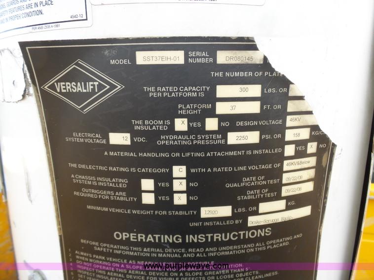 image for item K7958 2008 Ford F550 bucket truck