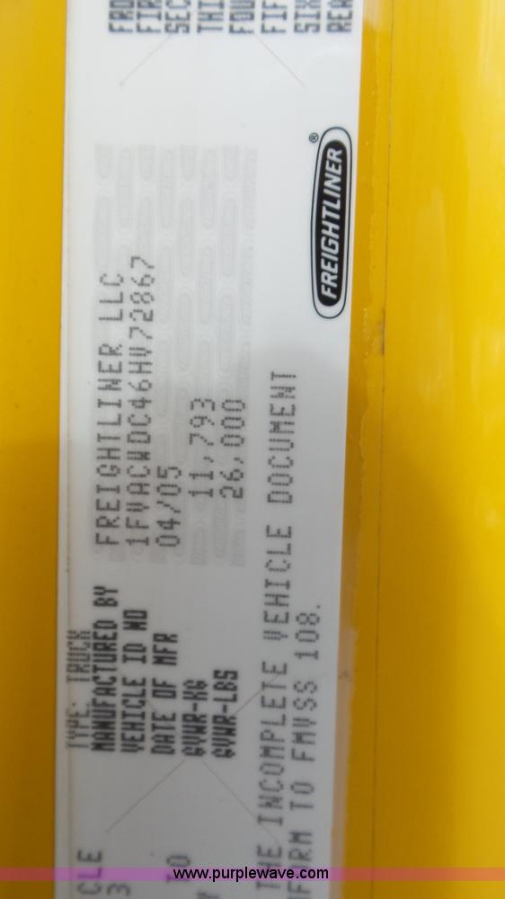 image for item L2152 2006 Freightliner Business Class M2 box truck