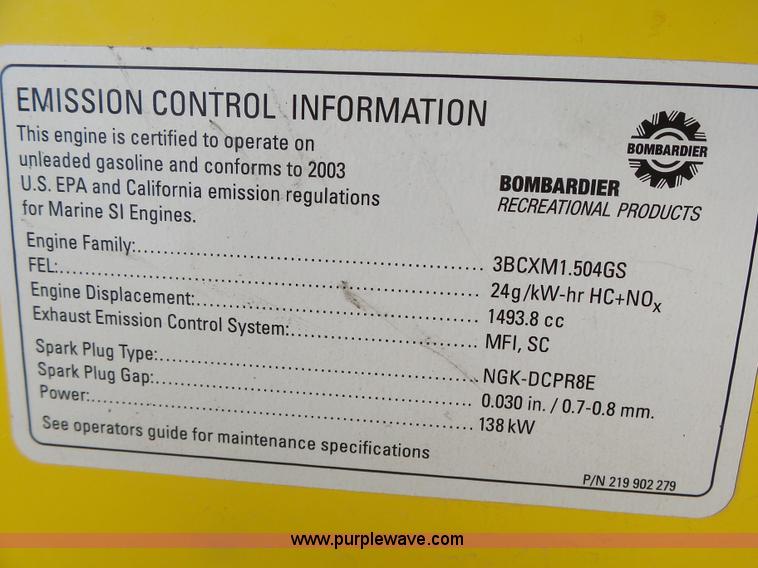 image for item L6039 2004 Bombardier GTX 6160 personal watercraft