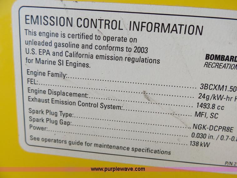 image for item L6039 2004 Bombardier GTX 6160 personal watercraft