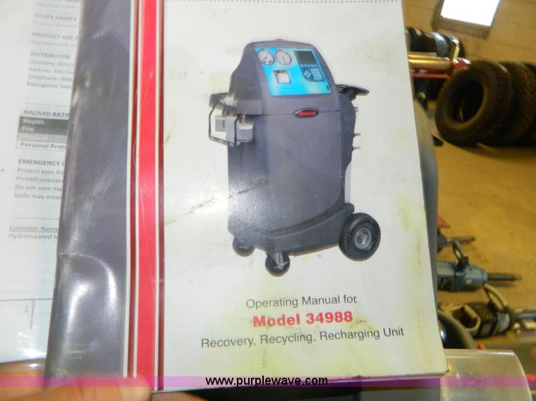 image for item BI9843 Robinair 34988 recovery/recycle/recharge unit