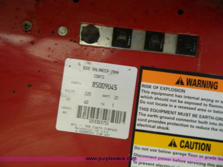 image for item BI9884 Coats 1000 wheel balancer