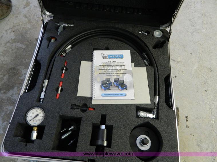 image for item BI9909 Webtec hydraulic pressure/flow tester kit