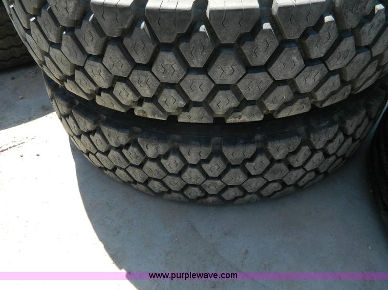 image for item BI9939 (2) Goodyear 10.00-20 tires