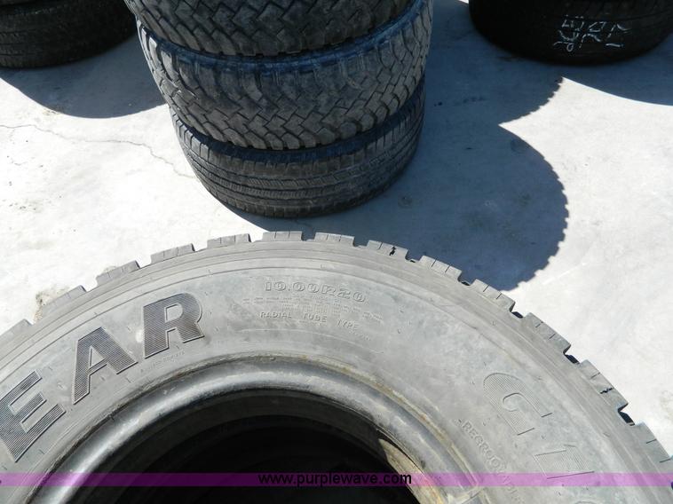 image for item BI9939 (2) Goodyear 10.00-20 tires
