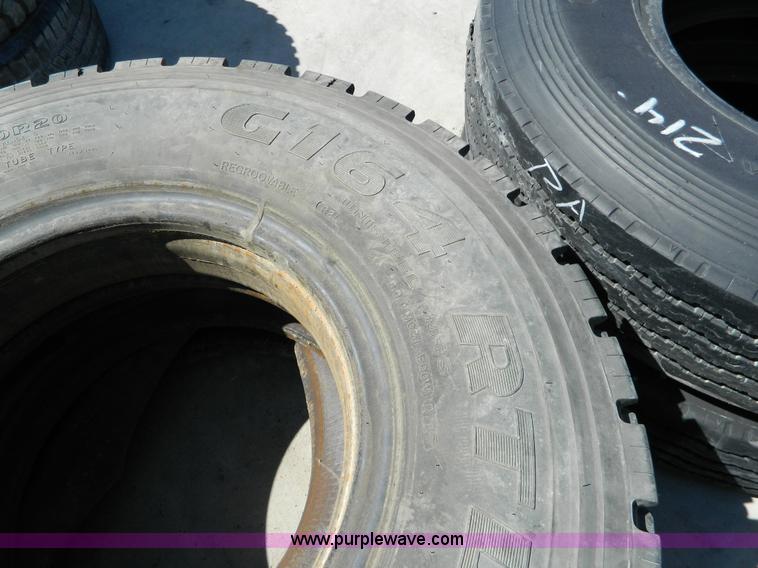 image for item BI9939 (2) Goodyear 10.00-20 tires
