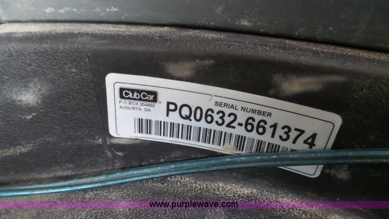 image for item BZ9375 2006 Club Cart golf cart