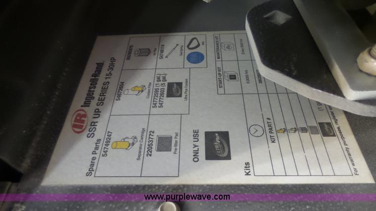 image for item BZ9379 Ingersoll Rand air compressor