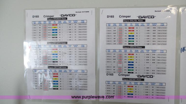 image for item BZ9382 Dayco D165 hose crimper