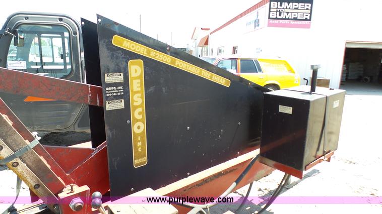 image for item K4117 2003 Desco 2500 tire shear