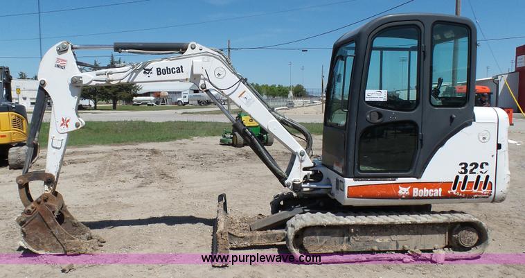 image for item K4119 2007 Bobcat 329 compact excavator