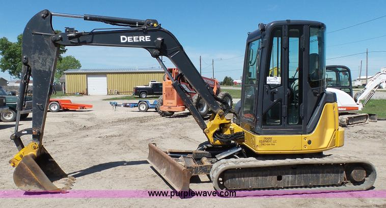 image for item K4120 2011 John Deere 50D compact excavator