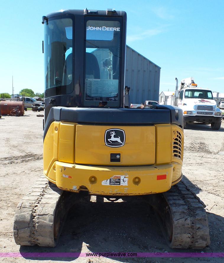 image for item K4120 2011 John Deere 50D compact excavator