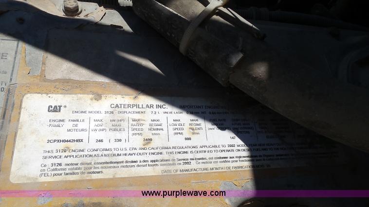 image for item K4122 2003 Sterling M7500 Acterra service truck