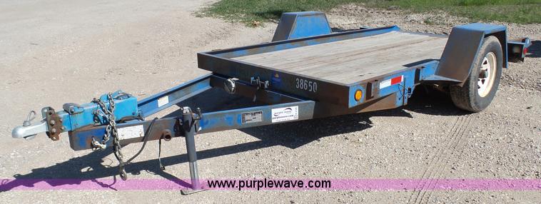 image for item K4125 1999 Fleming tilt deck trailer