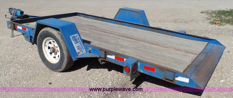 image for item K4125 1999 Fleming tilt deck trailer
