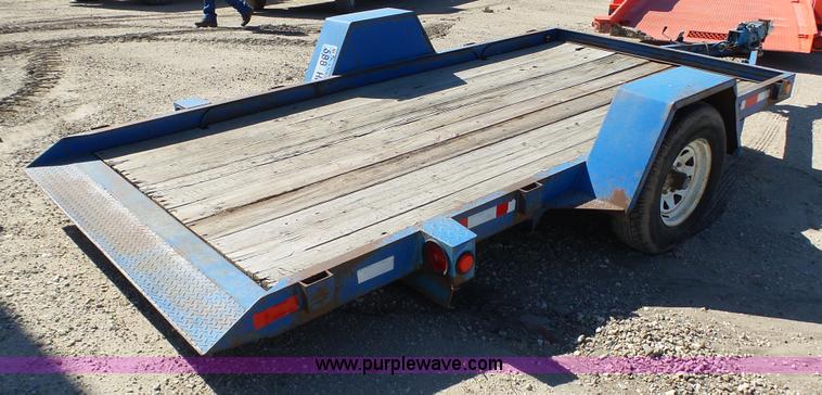 image for item K4125 1999 Fleming tilt deck trailer