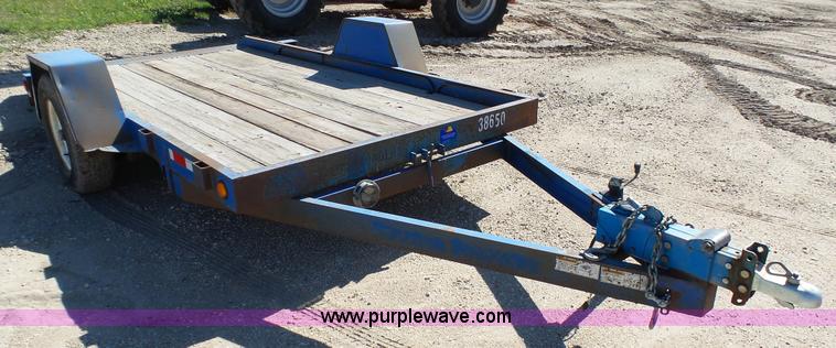 image for item K4125 1999 Fleming tilt deck trailer