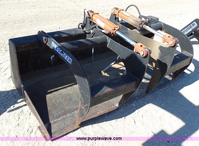 image for item K4155 Versatech skid steer grapple bucket