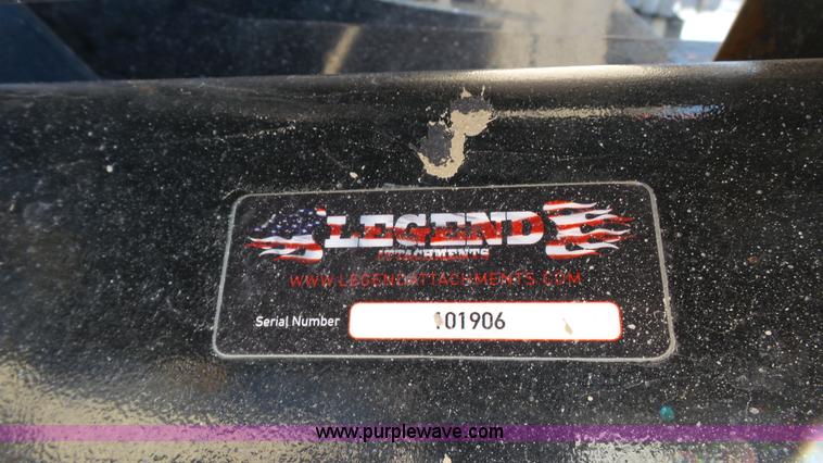 image for item K4156 Legend skid steer rock grapple bucket