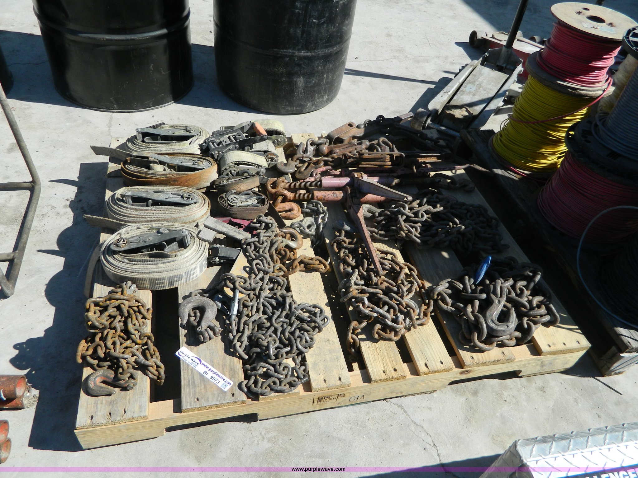 Tie down equipment in Plainville, KS Item BI9973 sold Purple Wave