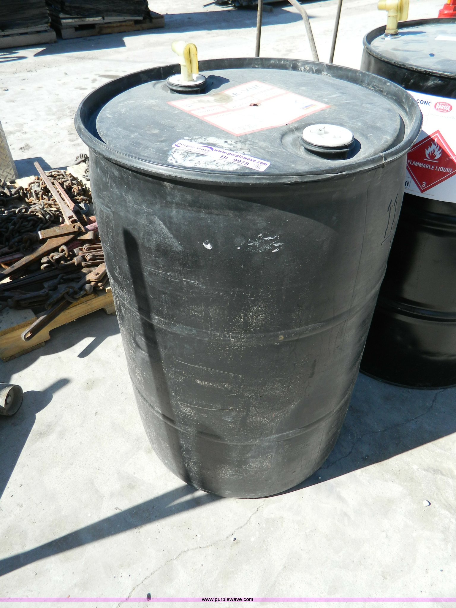 55 gallon drum of ClearVue winshield washer fluid in Plainville, KS