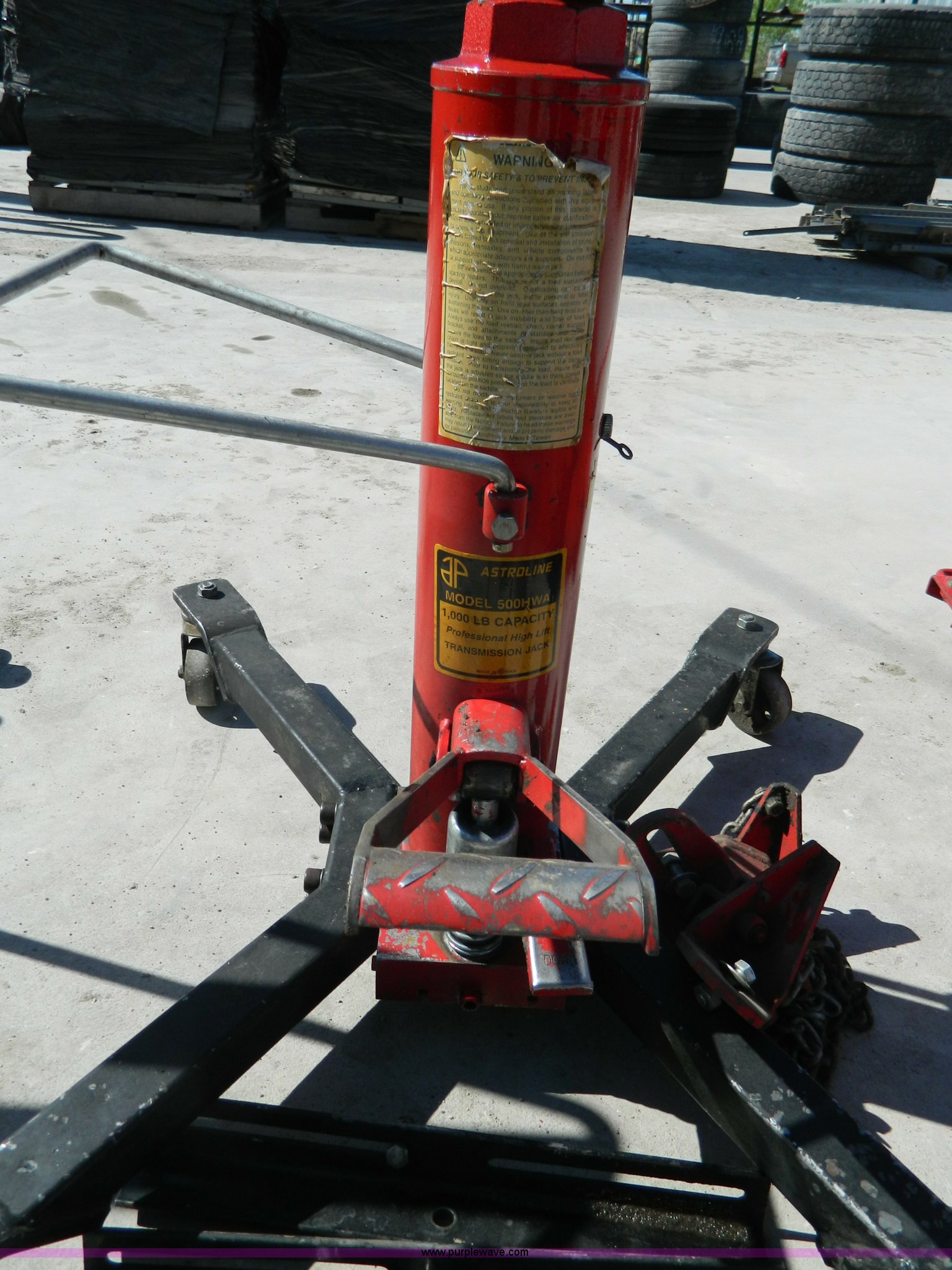 Astroline 500HWA high lift transmission jack in Plainville, KS Item