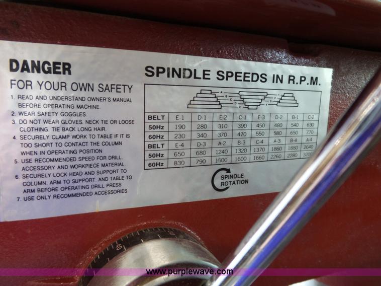 image for item AM9579 1993 Daytona DF16 drill press