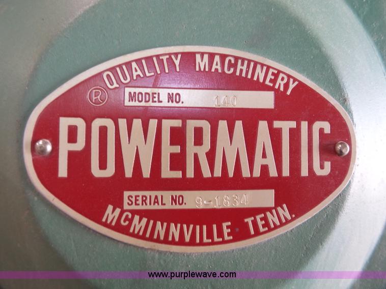 image for item AM9580 Powermatic 140 bandsaw