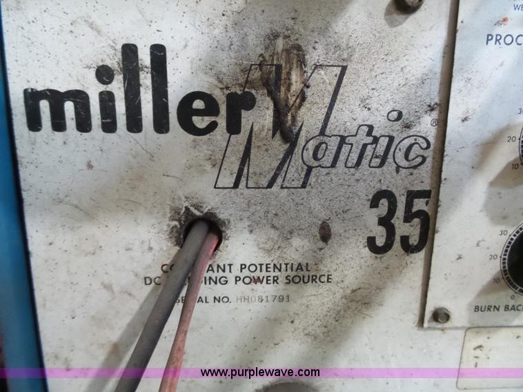 image for item AM9588 Miller Miller Matic 35 wire feed welder