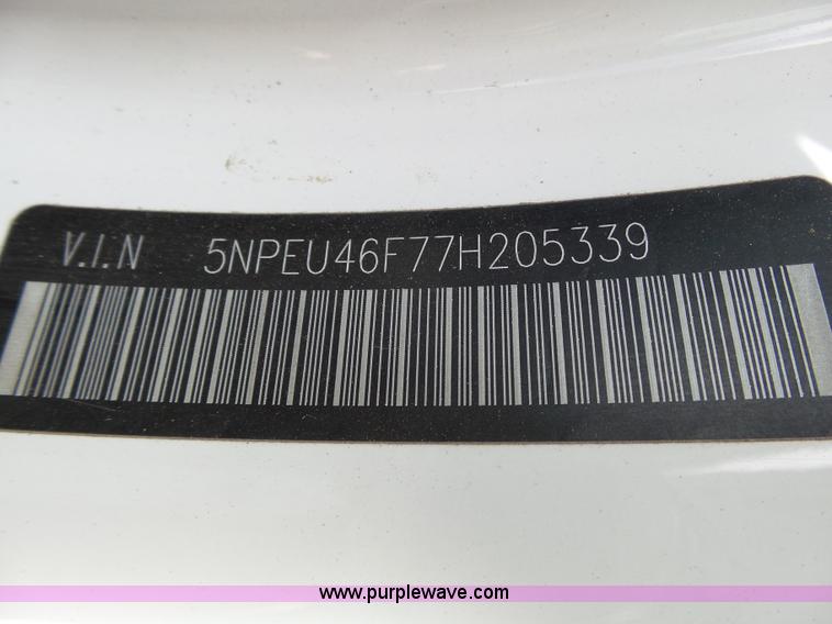 image for item AR9328 2007 Hyundai Sonata