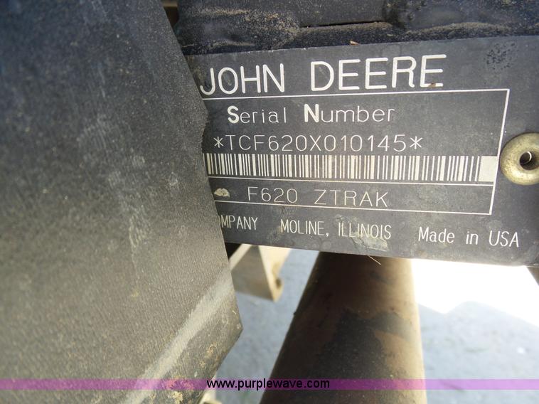 image for item AR9334 John Deere F620 Z-Trak ZTR lawn mower