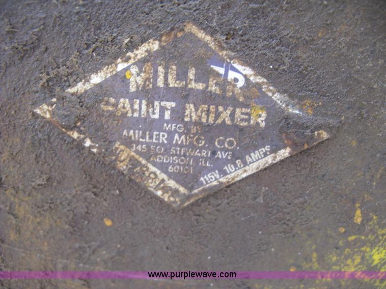 image for item BF9881 Miller paint mixer