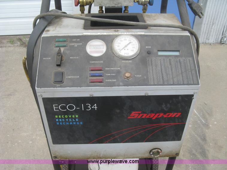 image for item BF9883 Snap-on Eco-134 recover recycle recharge system