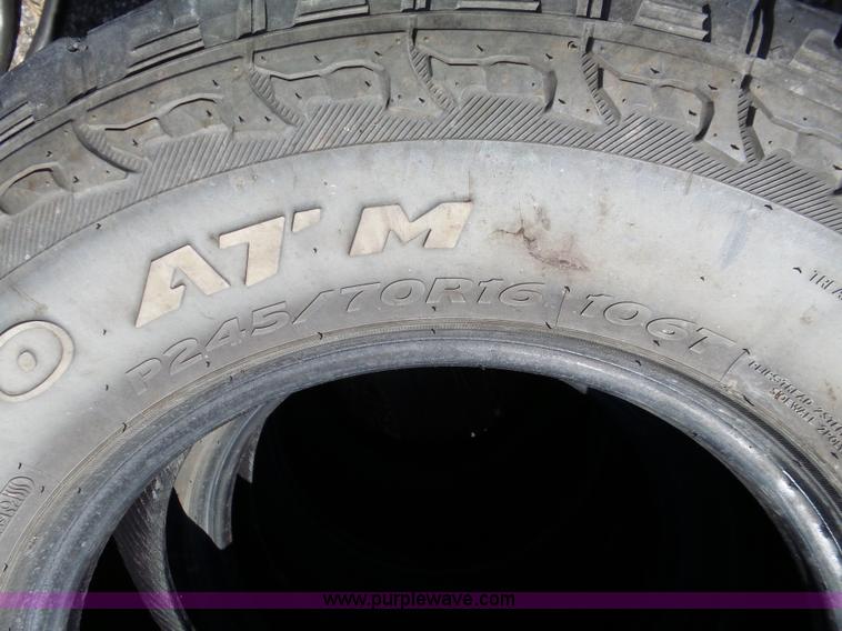 image for item BR9229 (4) 245/70R16 tires