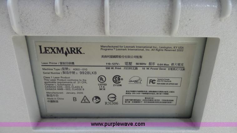 image for item BZ9387 Lexmark  printers