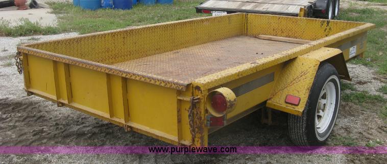 image for item J2823 Hustler tilt deck trailer