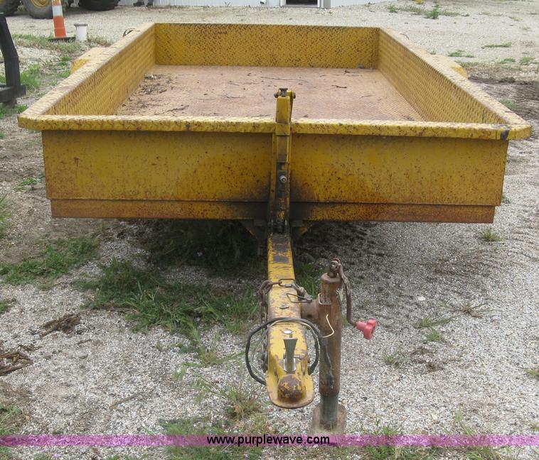 image for item J2823 Hustler tilt deck trailer