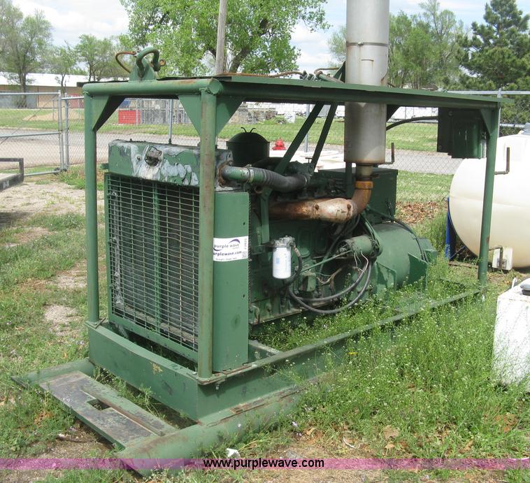 image for item J2825 Stewart & Stevenson 4GD75C generator