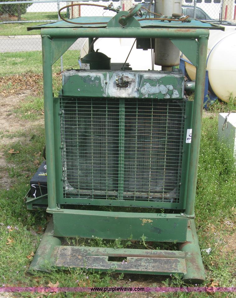 image for item J2825 Stewart & Stevenson 4GD75C generator