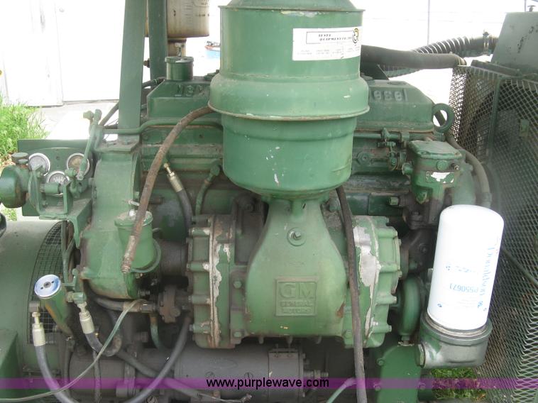 image for item J2825 Stewart & Stevenson 4GD75C generator