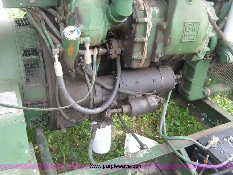 image for item J2825 Stewart & Stevenson 4GD75C generator