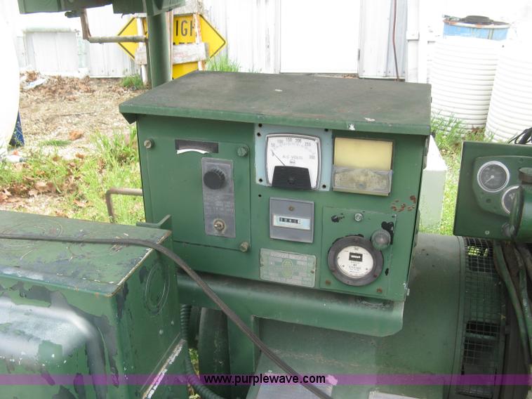 image for item J2825 Stewart & Stevenson 4GD75C generator