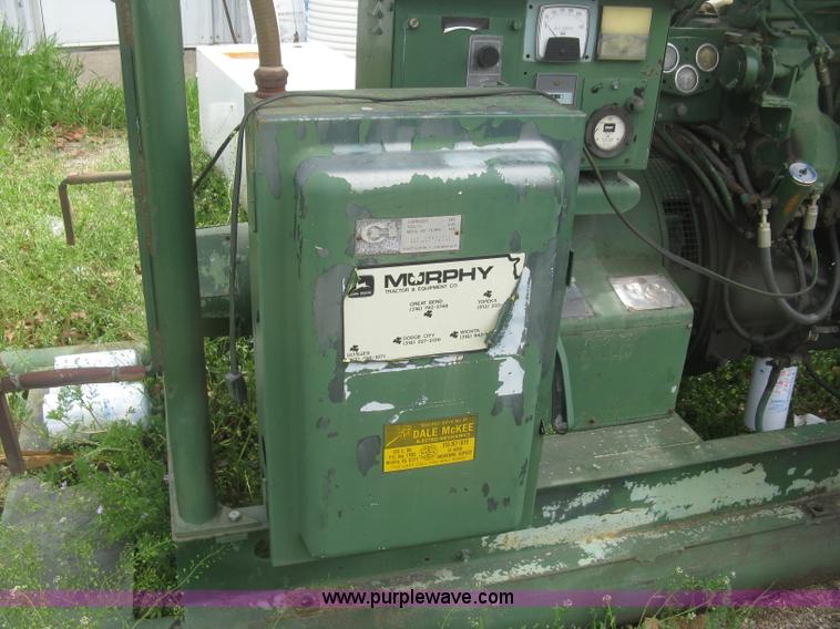 image for item J2825 Stewart & Stevenson 4GD75C generator