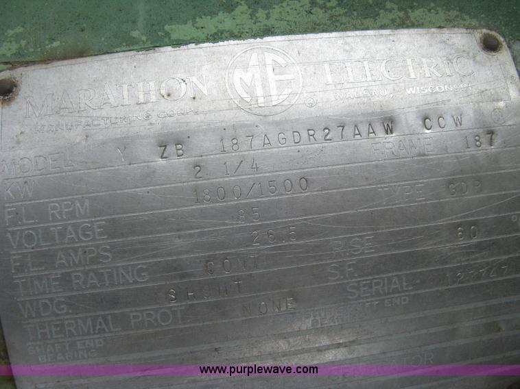 image for item J2825 Stewart & Stevenson 4GD75C generator