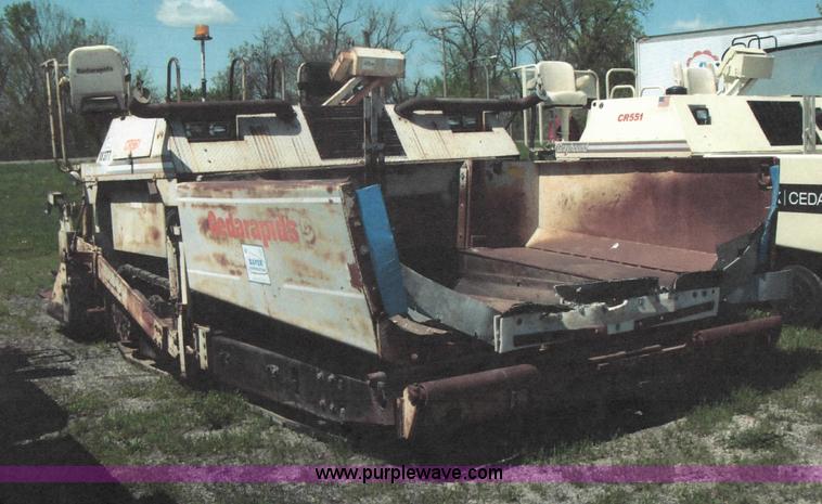 image for item J4961 Cedarapids CR551 hot mix asphalt spreader
