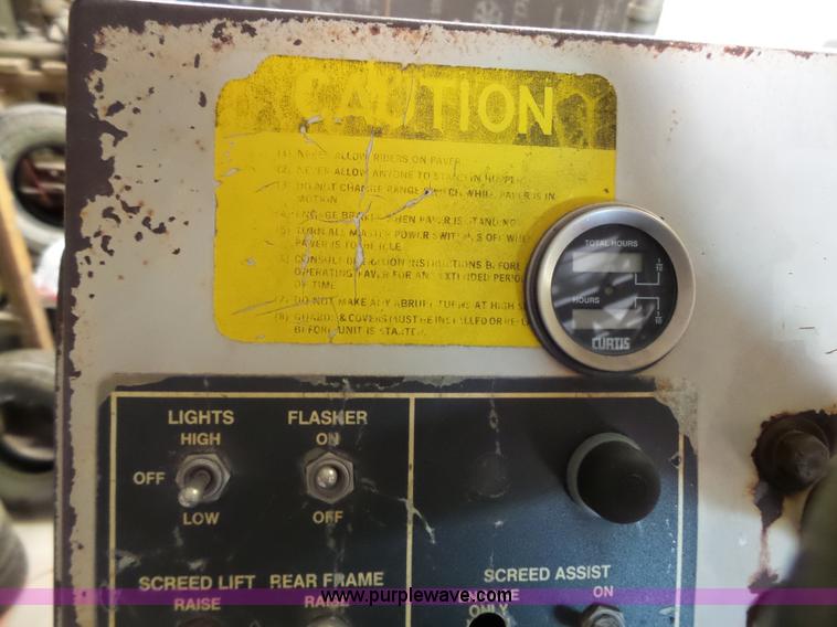 image for item J4961 Cedarapids CR551 hot mix asphalt spreader