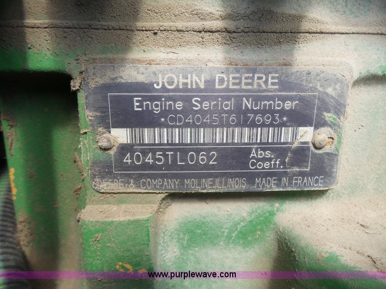 image for item J4962 2001 John Deere 6405 tractor